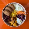 Falafelli bowl üstten görünüm – Melt Cafe Falafelli bowl üstten görünüm – Melt Cafe